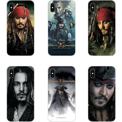 For Xiaomi Redmi 4A S2 Note 3 3S 4 4X 5 Plus 6 7 6A Pro Pocophone F1 johnny depp Pirates of the Caribbean Mobile Phone Cover Bag