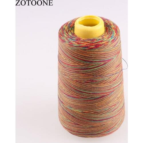 3000Y/Spool sewing thread Colorful,40S/2,100% Polyester Sewing Thread For Overlock leather household Sewing machine Yarn