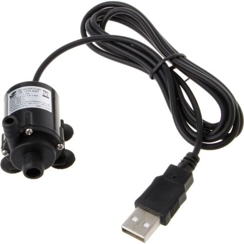 DC 5V Brushless Water Pump USB Solar Power Hot Circulation Water Pump Brushless Motor Aquarium Submersible Pump