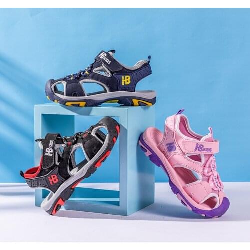 Children Summer Fashion Non-Slip Breathable Mesh Casual Sandals High Quality Toddlers Beach Sandalias Outdoor Flats Shoes 26-37