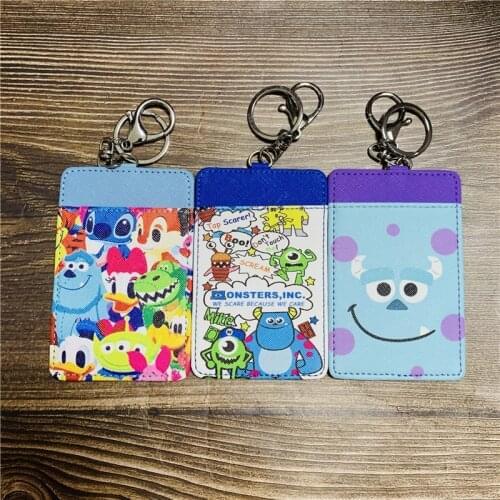 Disney Monsters University Anime Figures Cartoon Product Cosplay Accessories Casual Card Holder Unisex Gift
