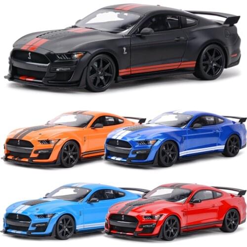 Maisto 1:18 2020 Mustang Shelby GT500 Ford Sports Car Static Die Cast Vehicles Collectible Model Car Toys