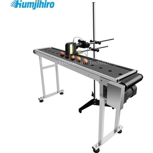 Inkjet Printer Egg Conveyor Belt Food Industry Egg Conveyor Assembly Production Line adjustable Speed Portable Conveyor Belt