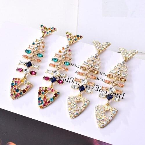 Colorful Fish Earrings for Women Unusual earrings Exaggerated Temperamental Long Earrings Women jewelry