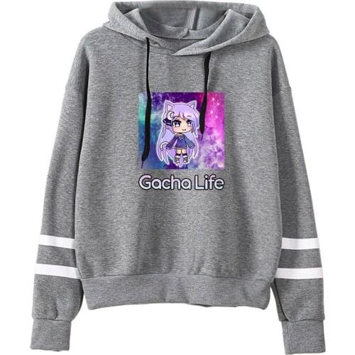 2020 New Game Gacha Life Sweatshirt Hooded Cosplay Men/Women Hoodie Pullover Sweatshirt Long Sleeve Hoodies Clothes