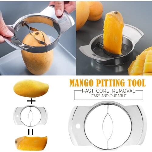 Kitchen Fruit Corer Cutter Man-go Cutter Stainless Steel Bladebrand new and high quality strong and durable Sharp Peeler