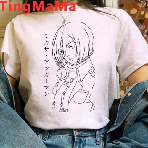 Attack on Titan Titans Attack top tees summer top men harajuku ulzzang vintage tumblr couple clothes tshirt harajuku