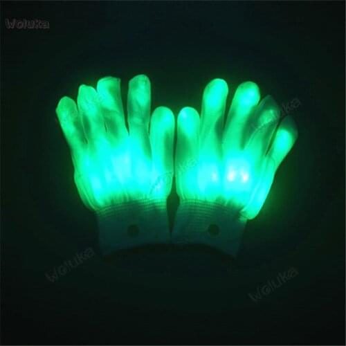 Childrens Day Performance Gloves LED Glowing Gloves Finger Dance Led Performance Items CD50 W02