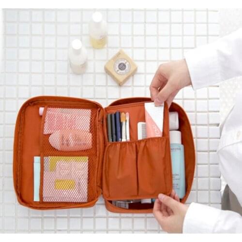 Portable Travel Cosmetic Bag Waterproof Wash Storage Makeup Organizer Luggage Carry Case