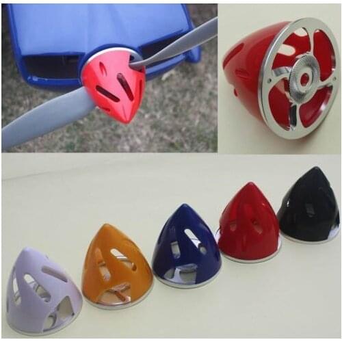 RC Airplane Plastic Propeller Spinner Hallow Out With Aluminum Backplate