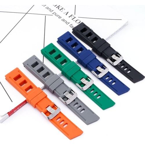 20mm 22mm Silicone Strap for Samsung Galaxy Watch 3/46mm/42mm Active 2 Quick Release Bracelet Band for Huawei watch GT/2/2e/Pro