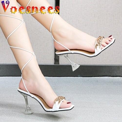2021 Summer Sandals Women Ankle Strap Platform Roman Female Shoes Strange Style Pumps Open toe Modern High Heels Wedding Shoes