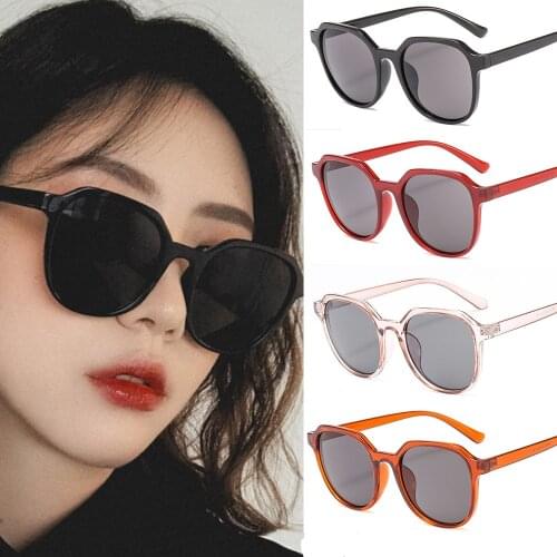 1pc Retro Cat Eye Sunglasses Women Men Fashion Wild Round Frame Jelly Color Sun Glasses Mirror UV400 Fashion Driving Eyewear New
