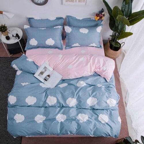 Solstice Home Textile Cartoon Animal Pattern Giraffe Bedding Sets Twin Full King Size Kids Sheet Duvet Cover Pillowcase 3/4Pcs