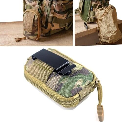 Tactical Outdoor Pouch Utility Magazine Drop Dump Pouch Molle Belt Gun Ammo Foldable Bag Hunting Hiking Bag Backpack