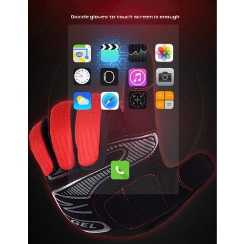 Veobike Cycling Gloves Full Finger Touch Screen Bicycle Gloves Thick Fleece Motorcycle MTB Bike Gloves Women Men