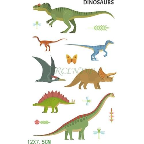 Waterproof Temporary Tattoo Sticker dinosaur fake tatto stickers flash tatoo hand foot shoulder for men girl women kids children