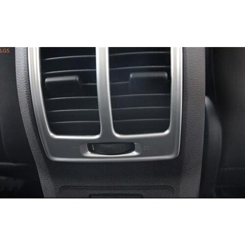 For Ford Kuga 2013-2018 High-quality ABS Chrome Rear air conditioner air outlet Decorative frame Car styling