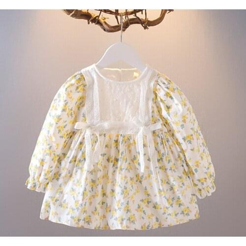 4 pieces/lot) 2021 New Arrival Girls Fall Dress 072103
