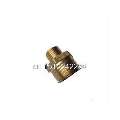 5PCS Brass 3/8" Male x 1/4" Male BSPP Connection Hex Bushing Adapter Reducer
