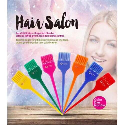 Professional 7pcs Balayage Brush Salon Hair Balayage Coloring Tool, Hair Color Brush, Hair Dye Brush