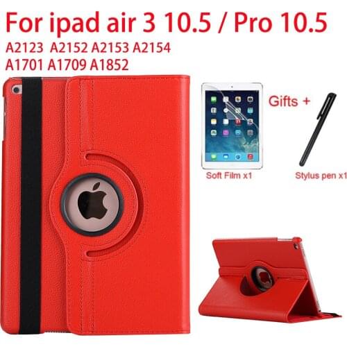 360 Rotation Case For Ipad Air 3 10.5 2019 A2152 A2123 A2153 Flip Stand Cover For Ipad pro 10.5" A1701 A1709 A1852 Tablet Funda
