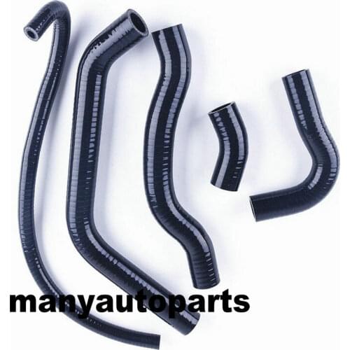 Black For Honda CBR600F3 CBR 600 F3 1995-1998 1996 1997 Silicone Radiator Hose