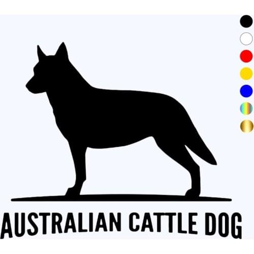 CK3385# Australian Cattle Dog vinyl car sticker reflective waterproof waterproof removable decal self-adhesive car auto sticker