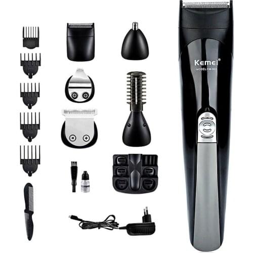 KEMEI Electric Hair Clipper Rechargeable Shaver Beard Trimmer Professional Men Hair Cutting Machine Beard Barber Hair Cutter
