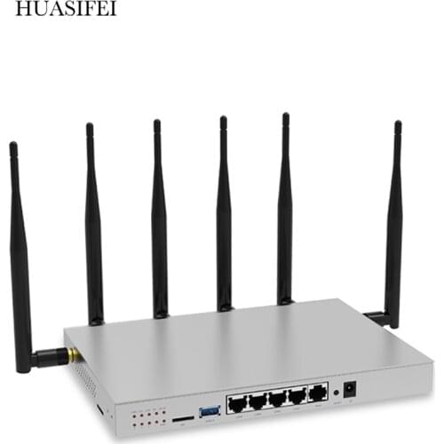 HUASIFEI 5G lte Router MT7621 Gigabit Port1200Mbps High speed 3.0USB Mobile Wifi Hotspot with SIM Card Slot 2.4G 5G Dual Band