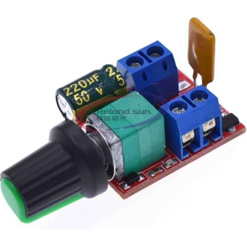 Mini DC-DC 4.5V-35V 5A 90W PWM DC Motor Speed Controller Module Speed Regulator Control Adjust Adjustable Board Switch 12V 24V