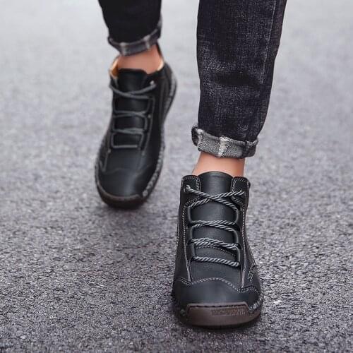 Fashion western coturno sneaker zapatos on Mens men boty sport para mens black home sapato informales dress shoes for mens work