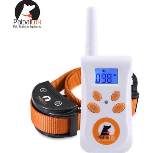 Paipaitek Cat Training Collar with Remote, Cat Dog Yelped Growling Stop Collar, Beep Vibrate Static Shock Mode with a 500 Range