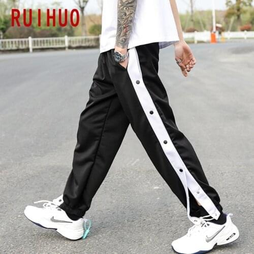 RUIHUO Men's Pants With Motney