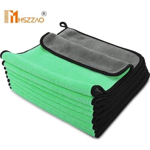Car Wash Microfiber Towel Car Cleaning Drying Cloth Hemming Car Care Cloth Detailing pet Cleaning Towel 30x30/40/60CM