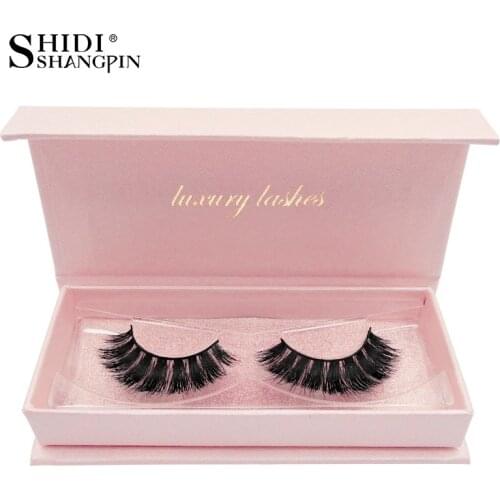SHIDISHANGPIN Wholesale 20 Pairs Mink Eyelashes Natural Long Makeup Thick Long 3d Mink Lashes Full Strip Lashes False Eyelashes