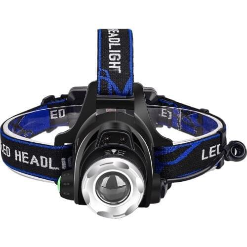 LED Forehead lamp Camping Lantern Battery 18650 Fishing Usb Charging Motion Sensor rechargeable outdoor high quality