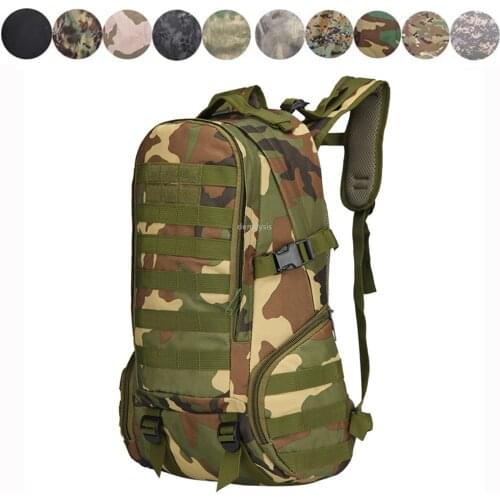 Outdoor Tactical Backpack Large Capacity Molle Army Military Assault Bags Camouflage Trekking Hunting Camping Hiking Bag