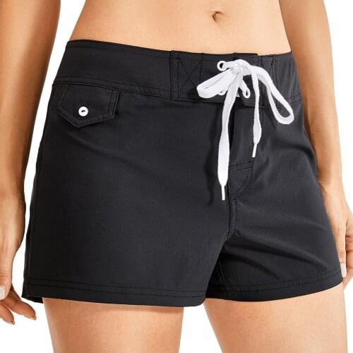 Womens Quick Dry Running Shorts Drawstring Athletic Sport Shorts with Zip Pocket -3 Inches