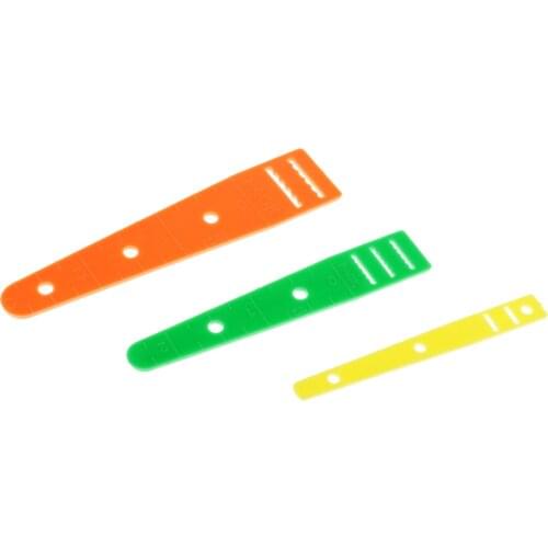 3 Assorted Sizes Elastic Plastic Slips Guides Threaders Wear Band Tool DIY Clothing Sewing Accessories