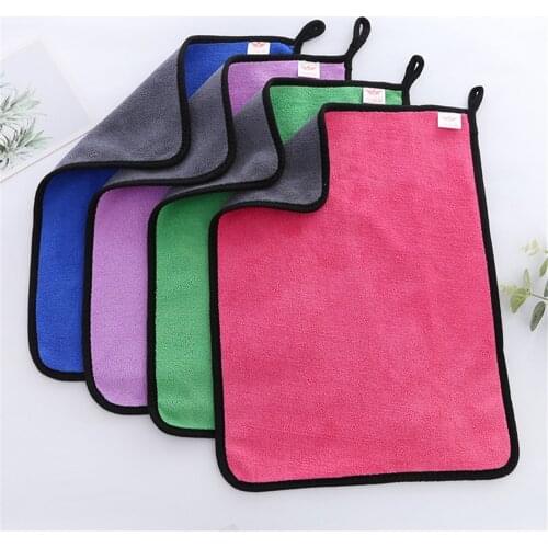 4PCS 30X40CM Car Styling Wash Microfiber Towel Cleaning Drying Cloth Hemming Car Paint Care Cloth Detailing Sponge
