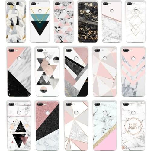 67SD Funny Geometry Splice gift Soft Silicone Tpu Cover phone Case for huawei Honor 8 9 Lite 8X p 9 lite 2016