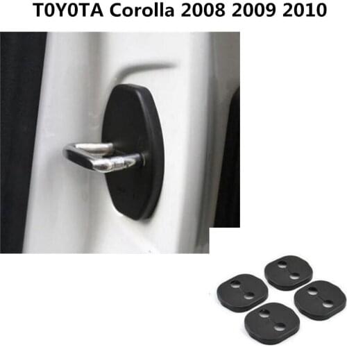 Car Latch Stop Anti Rust Water Proof Door Lock Key Keys Buckle Panel For Toyota Altis Corolla 2008 2009 2010 2011 2012 2013
