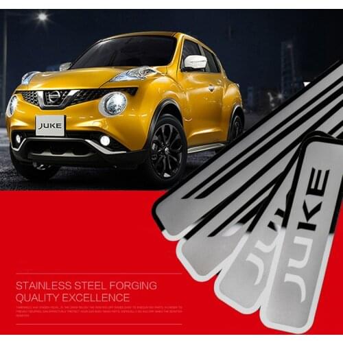 Car Stainless Steel door sill Scuff Plates for Nissan JUKE 2010-2020