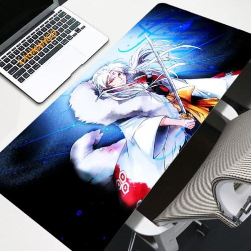 Anime Inuyasha Xxl Mouse Pad Gamer Mausepad Gaming Keyboard Varmilo PC Gamer Cabinet Gamers Accessories Desk Mat Mice Keyboards