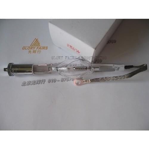 XHA250W xenon short arc lamp,microscope endoscope,fiber optic cold light source,XHA 250w double ended bulb,with screw cable