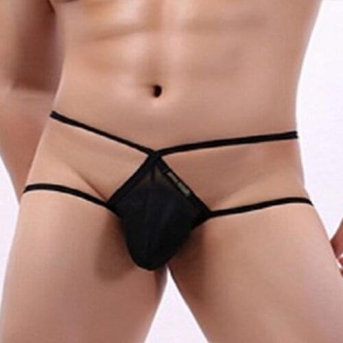 Sexy Gay Men Underwear Jockstrap Briefs Cueca Male Panties G String Thongs Men G-Strings Gay Penis Pouch Men Underpants