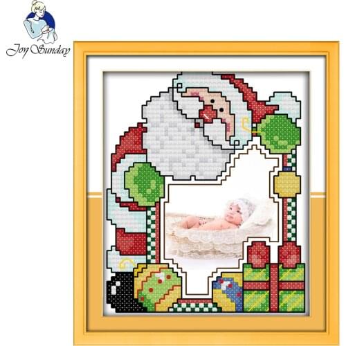 New 2017 DIY Christmas Gift for kids and friends Joy Sunday Santa Claus Chinese Style Cross Stitch Factory Outlet