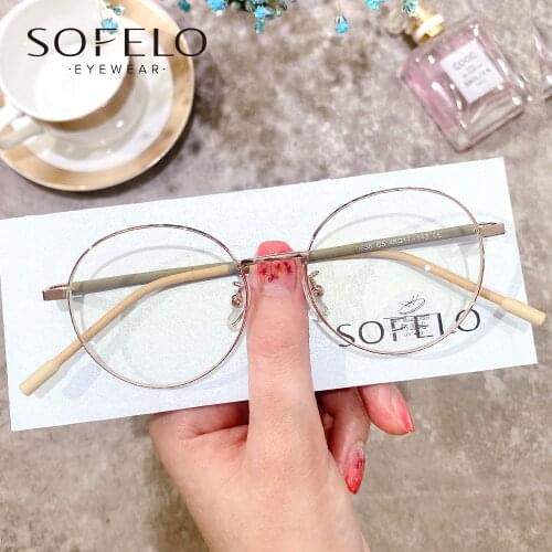Round Myopia Prescription Glasses Women Retro Optical Progressive Eyeglasses Ladies Vintage Multifocal Bifocal Spectacles Brand
