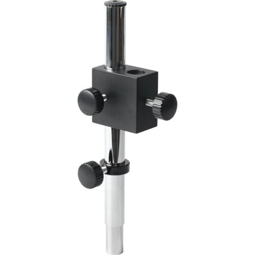 DIA 25mm Microscope Stand Holder Metal Bracket Rod Bar Pillar For Trinocular Binocular Stereo Microscope